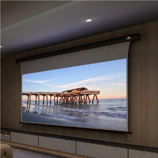 VIVIDSTORM 3D ALR Slimline Motorized Tension 3D(high gain) Obsidian Long Throw ALR Projector screen