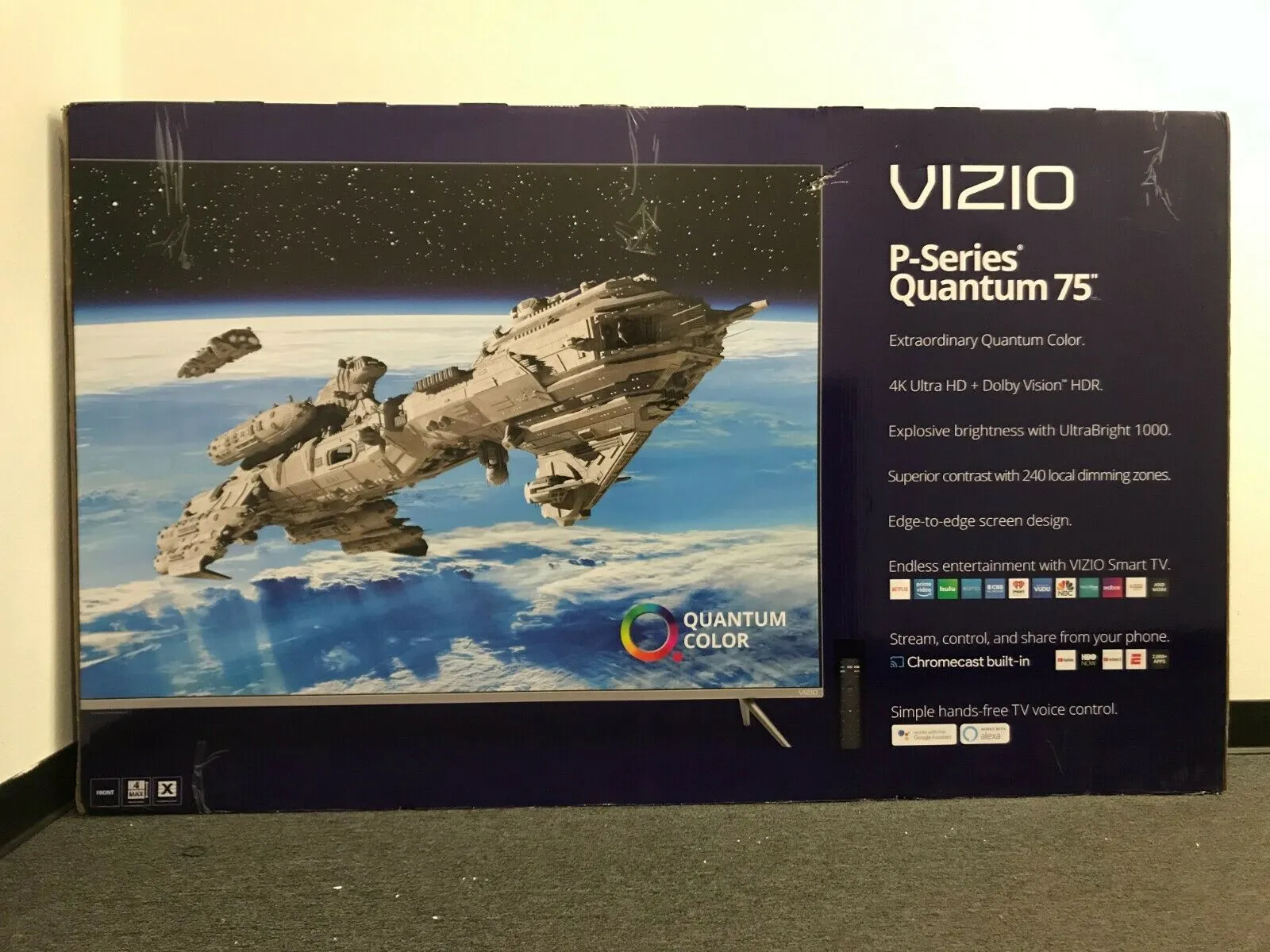 VIZIO P-Series Quantum 75" Class 4K HDR Smart TV | P759-G1 |Open Box | Local pick-up in Los Angeles area CANNOT SHIP!