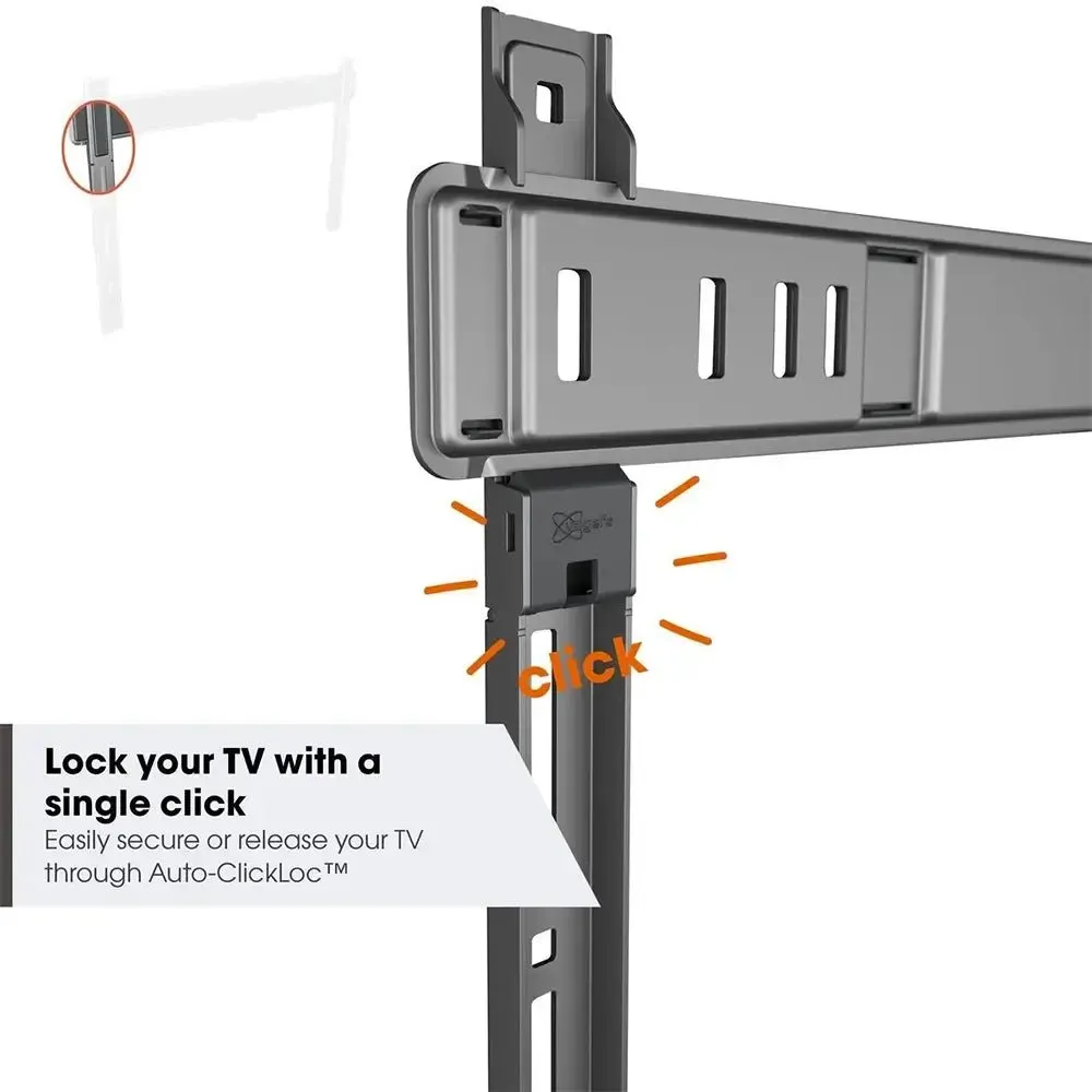 Vogel TVM5605 Fixed TV Wall Mount for 40"-100" TVs - Black