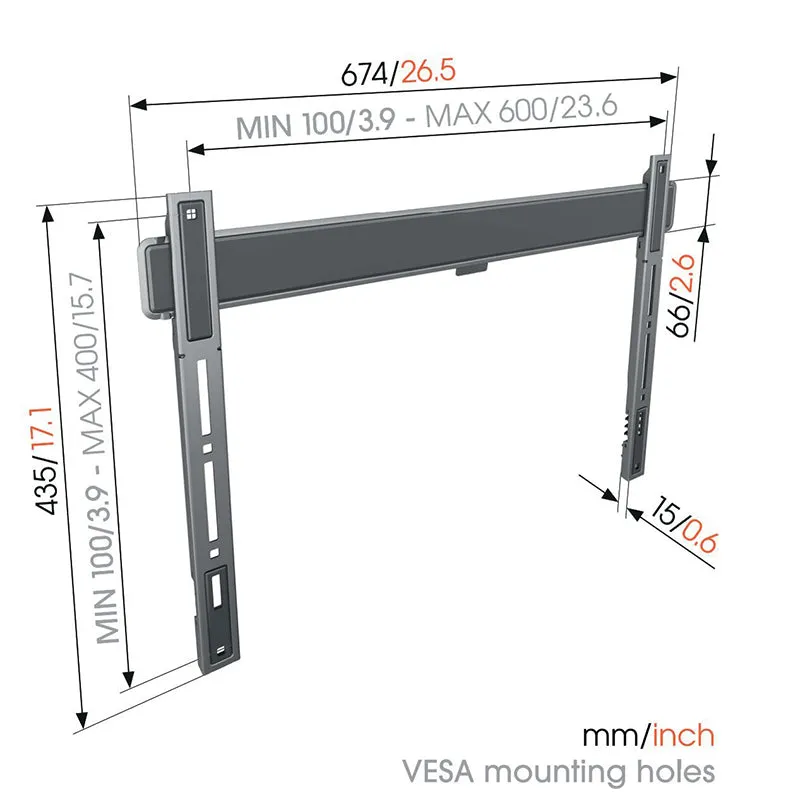 Vogels TVM 5605 Fixed TV Wall Mount (Each)