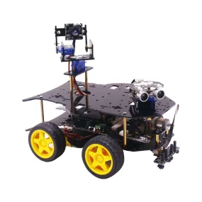 Yahboom 4WD smart robot with AI vision features for Raspberry Pi 4B